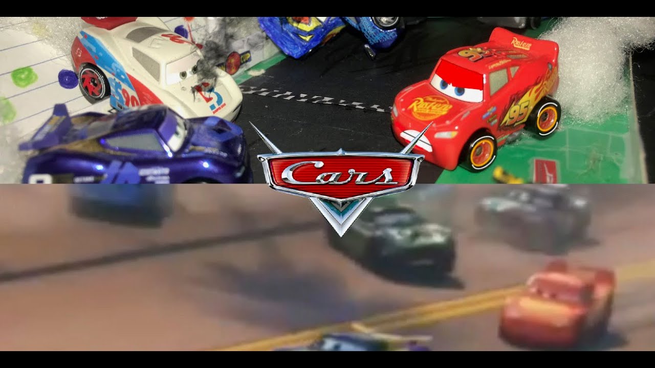 Cars 3 Florida 500 Crash Stop Motion Remake Reenactment Side By Side Comparison Youtube - cars 3 full movie game roblox cars 3 lego cars 3 cars movie cars 3 crash cars for kids