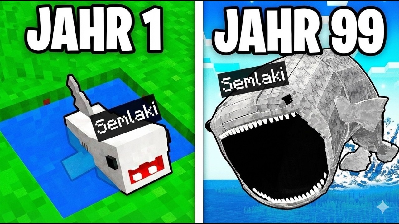 99 Jahre als BLOOP in Minecraft überleben!