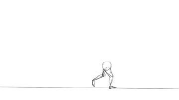 WALK CYCLE animation :opentoonz