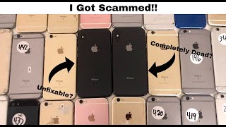 Huge Lot Of Broken Iphones (I GOT SCAMMED!!)