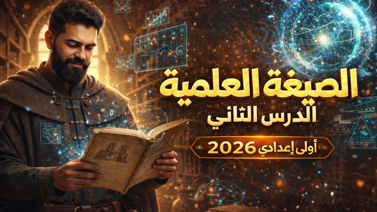 الصيغة العلمية | الدرس الثاني – أولى إعدادي 2026 | شرح بسيط وسريع بالفهم الممتاز 👨‍🏫📘🔥