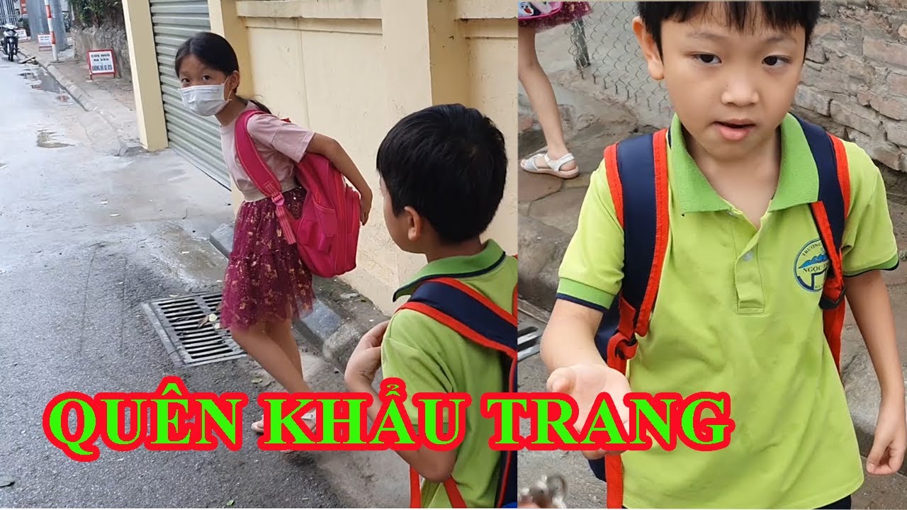 Bố Đưa Gold Sea Đến Trường Buổi Sáng Gold Sea Quên Khẩu Trang Phải Chạy Về Nhà Gần Muộn Học