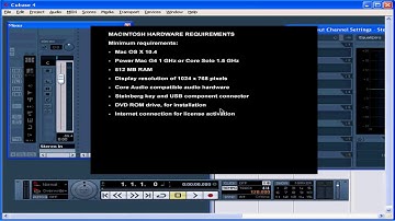 06 Cubase 4 video tutorial course Mac Hardware