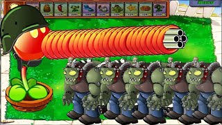 Plants vs Zombies Hack - Gatling Pea vs Gargantuar vs Zomboss Epic PvZ