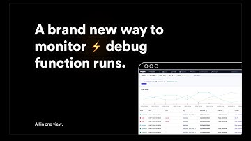 New feature: New function runs observability & trace visualization - Coming soon!