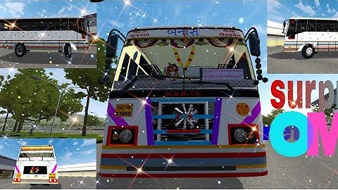 GSRTC BS6 bus skin || GSRTC bs6 modifid livery ||add ravi gaming
