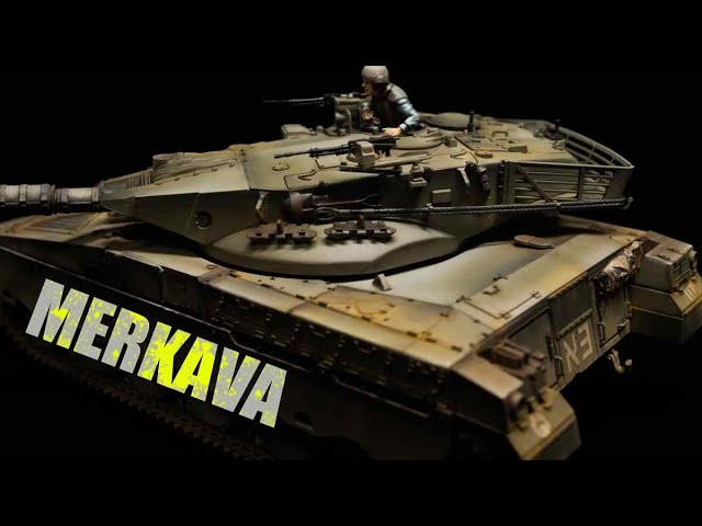 Let's make super realistic anti slip surface on IDF Merkava 2d, Takom 2133  in 1/35 scale 