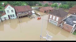 Inondations Bruay La Buissière Rue Wery