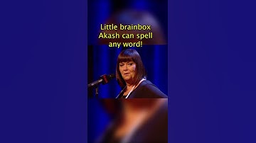 Little brain-box Akash can spell ANY word😳 #talentshow #spellingbee #littlebigshots