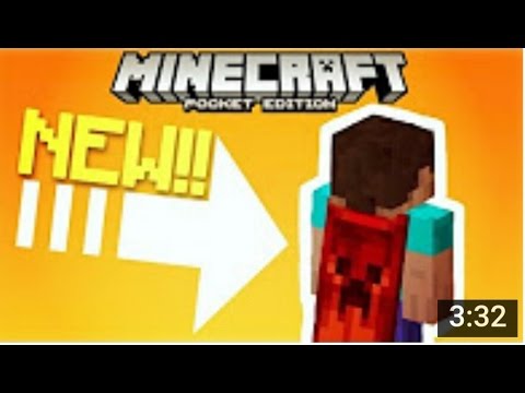 Minecraft pe köpeny (cape) - YouTube