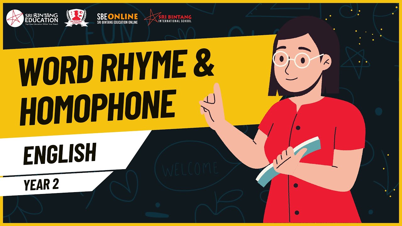 English Year 2 : Word Rhyme & Homophone - YouTube