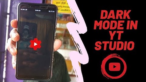 How to enable dark mode in YT Studio? YT Studio Update 🔥