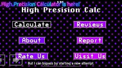 The High Precision Calculator experience