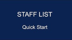 WordPress Plugin | Staff Directory | Quick Start