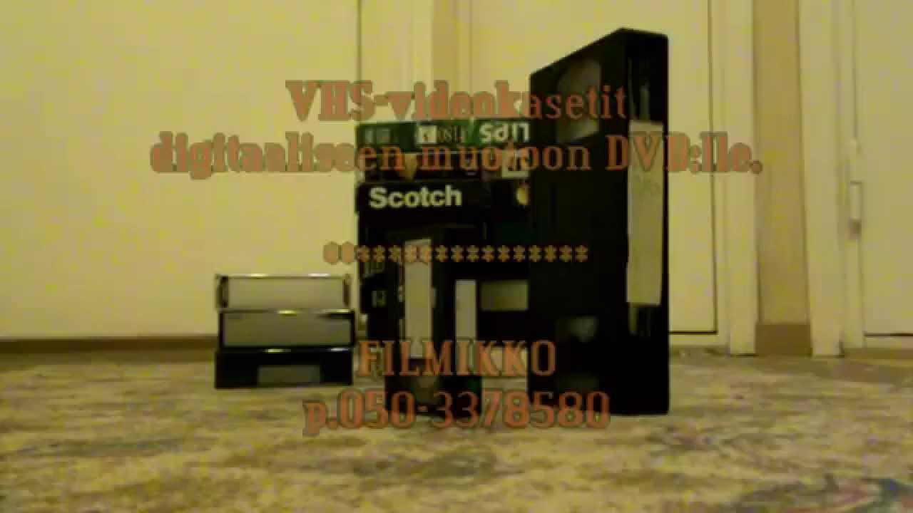 Vhs siirto dvd lle Vammala Sastamala Pirkanmaa YouTube