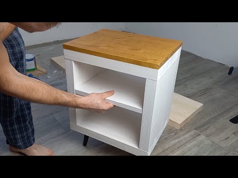 Видео: 55. Прикроватная тумбочка. Bedside table for 45$