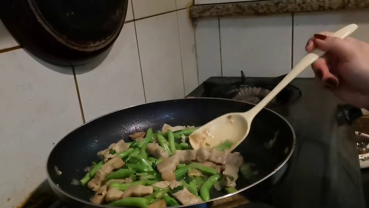 Stir Fry Tofu with Green Beans in Oyster Sauce YouTube