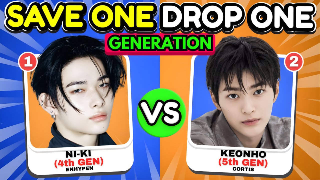 Сохрани один, выбрось один: 4-е поколение против 5-го поколения. Самый популярный K-POP айдол №2✨...