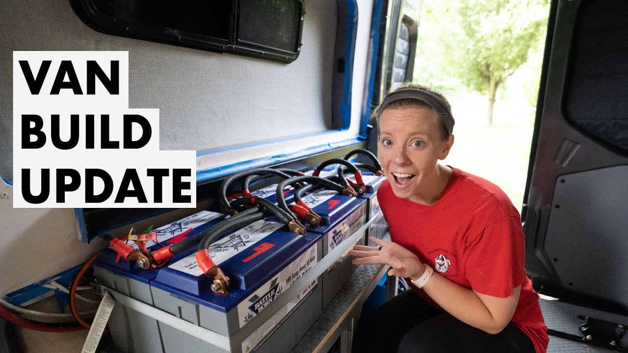 Our Van Conversion has ELECTRIC and AIR CONDITIONING! YouTube