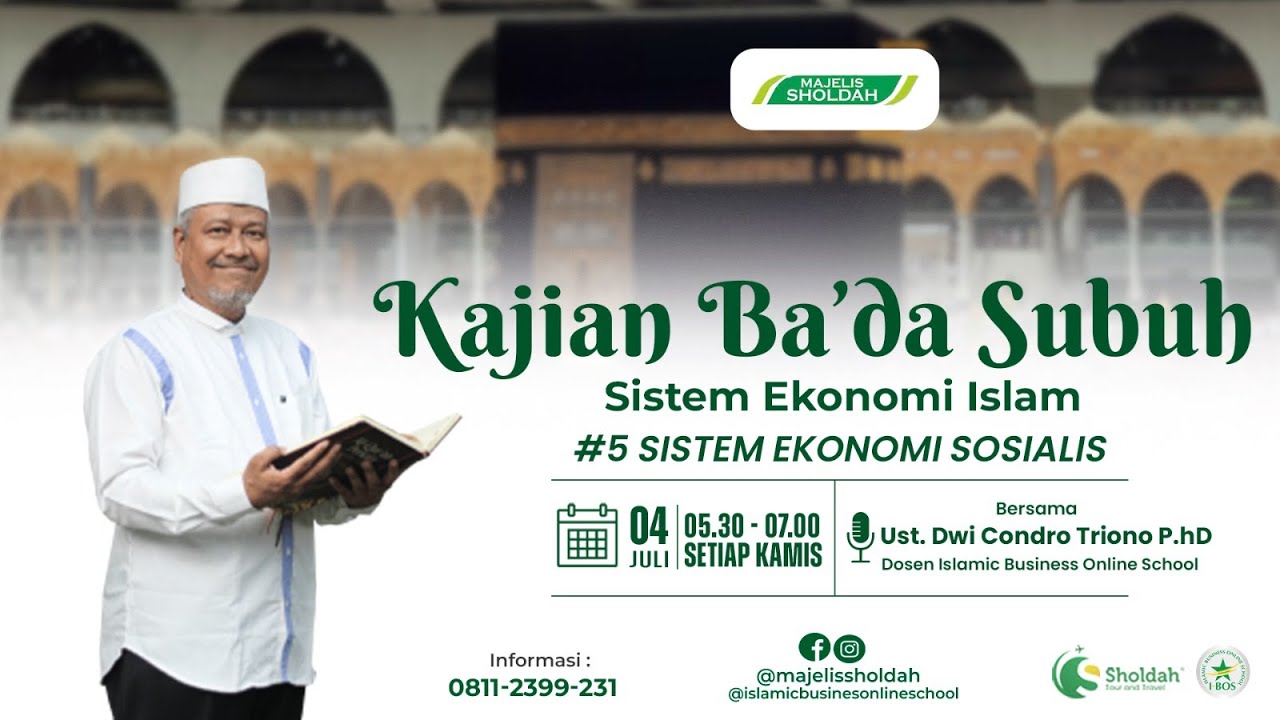 Talaqqi #5: Sistem Ekonomi Sosialis -  Sistem Ekonomi Islam