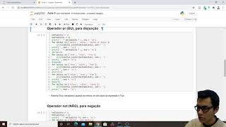Operadores lógicos em Python com exemplos e exercícios| Aula 06-Python