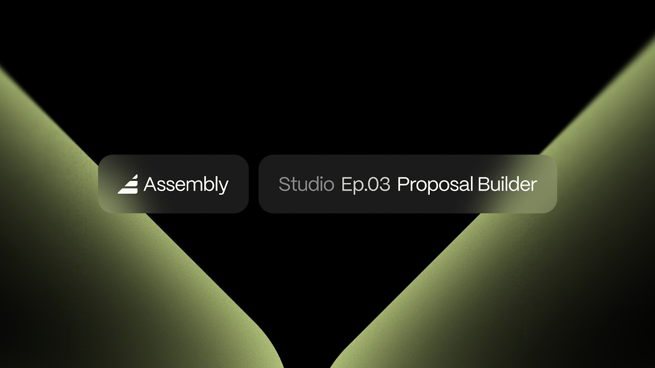 Demo: Proposal Builder | Made with Assembly Studio AI app builder
