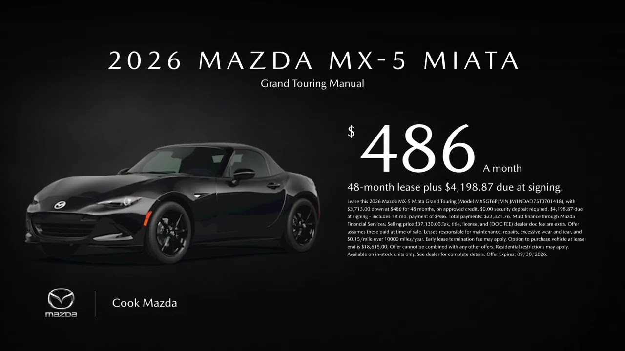 Mazda MX-5 Miata 09/19/2026 7987918 - YouTube