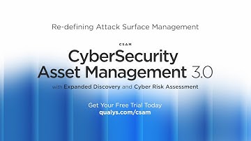 Qualys CyberSecurity Asset Management 3.0 | Complete Asset Visibility & Risk Management