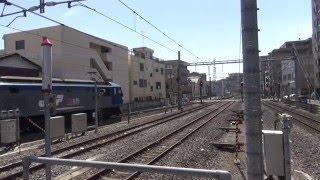 ３０９０レ　ＥＦ２１０-１６９　高崎線宮原駅発車