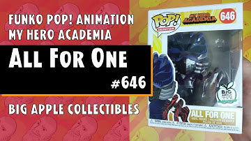 Funko Pop My Hero Academia - All For One #646 - Big Apple Collectibles // Just One Pop Showcase