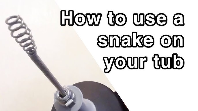 How To Snake Out A Shower Drain 