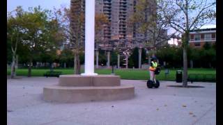Tamiko Riding Segway in Cincinnati