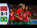 Morocco vs brazil 21  extended highlight and goal 2023