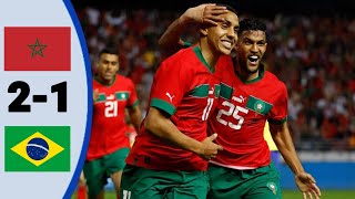 Morocco vs Brazil 21 | Extended Highlight and goal [2023]