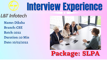 LTI Interview Experience 2022 | CSE Candidate | Latest LTI interview Experience