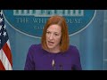 Jen Psaki is asked why the U.S. isn&#39;t calling for world war 3