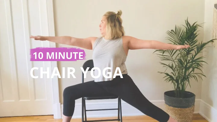10-Minute Chair Yoga Class For Beginners | The RA Yogi - Yoga For Arthritis