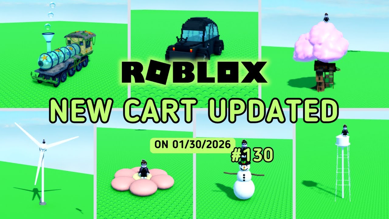 Roblox | Create a Cart Ride | New Carts Updated on 01/30/2026 #130