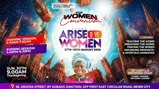 ARISE O YE WOMEN 2026 | Women Convention | Prayer Tunnel Int’l Worship Center                  