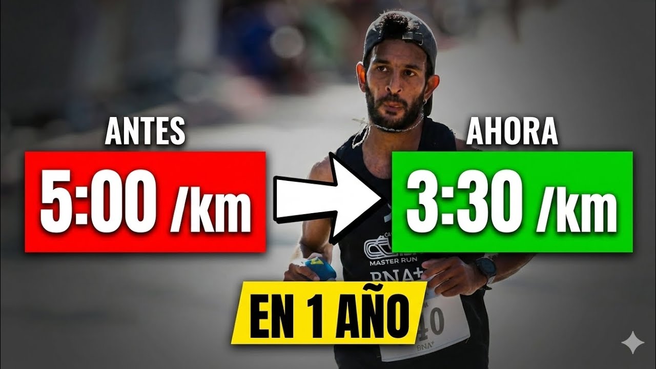 Lo que hice para pasar de 5:00 a 3:30 el km en un año exacto.