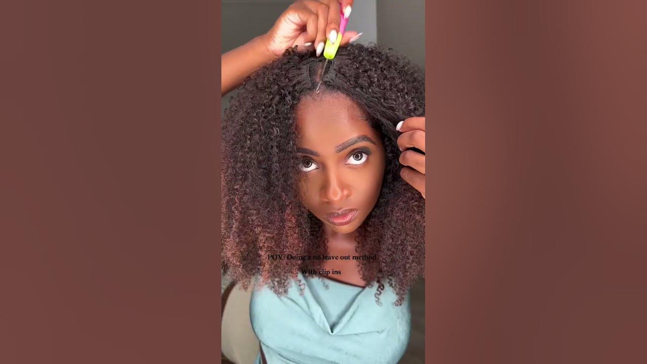 Clip ins with No Leave out ! Hair from Naharas curls.Discount code