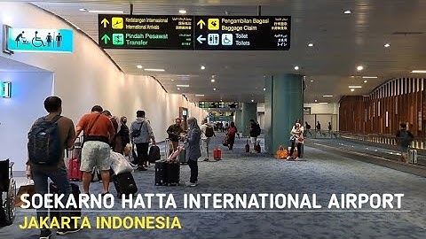 SOEKARNO HATTA International Airport Terminal 3 Walking Tour | Jakarta Indonesia