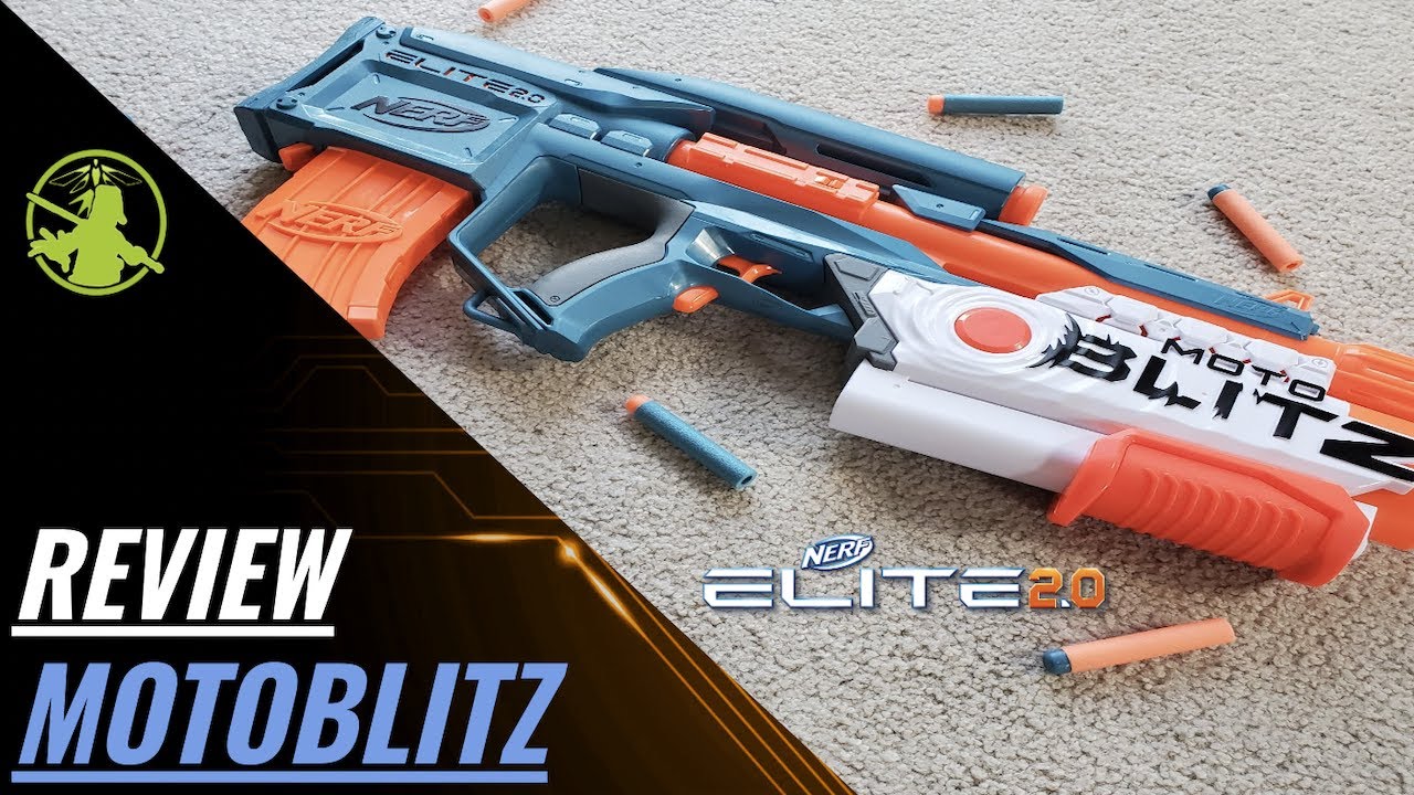 NERF Elite 2.0 Motoblitz CS-10 Blaster from Hasbro Review! 