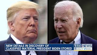 New details in discovery of classified material President Joe Biden stored