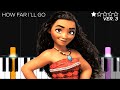 Moana - How Far I&rsquo;ll Go | EASY Piano Tutorial