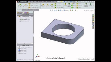How to work with configurations #3   SOLIDWORKS Tutorials (Configurations)