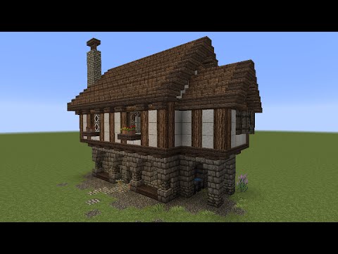 Minecraft tutorial kleines haus (mittelalterlich) youtube