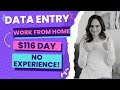 No Experience Needed! $116 Day DATA ENTRY (Non-Phone) Work From Home Job | No Degree Needed | USA