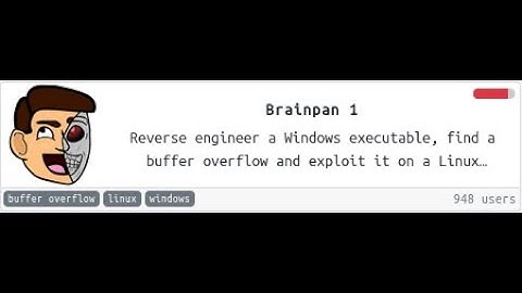 Brainpan Tryhackme (Bufferoverflow)