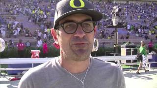 Ducks fan Ty Burrell who plays Phil Dunphy on “Modern Family” on the Oregon win and Marcus Mariota’s